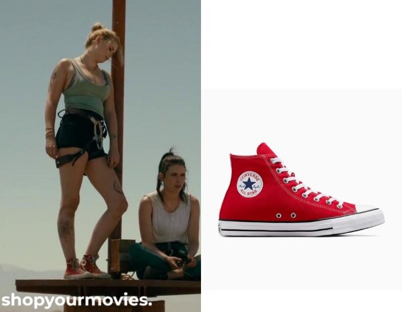 Fall: Hunter’s Red Sneakers