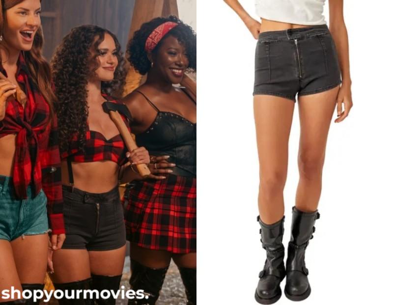 The Wrong Paris: Lexi’s Black Denim Shorts
