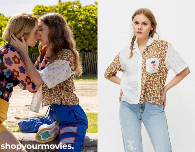 Do Revenge: Gabbi’s Multicolor Short Sleeve Shirt