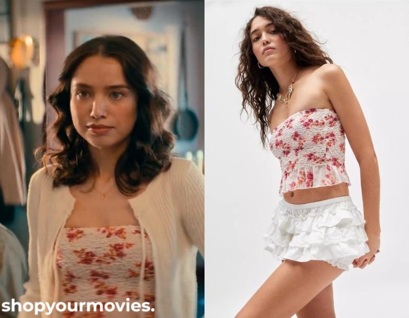 The Wrong Paris: Emily’s White Floral Tube Top