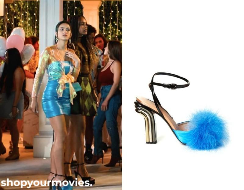 Do Revenge: Drea’s Feather Top Ankle Strap Sandals