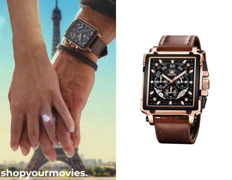 The Wrong Paris: Trey’s Square Brown Leather Watch