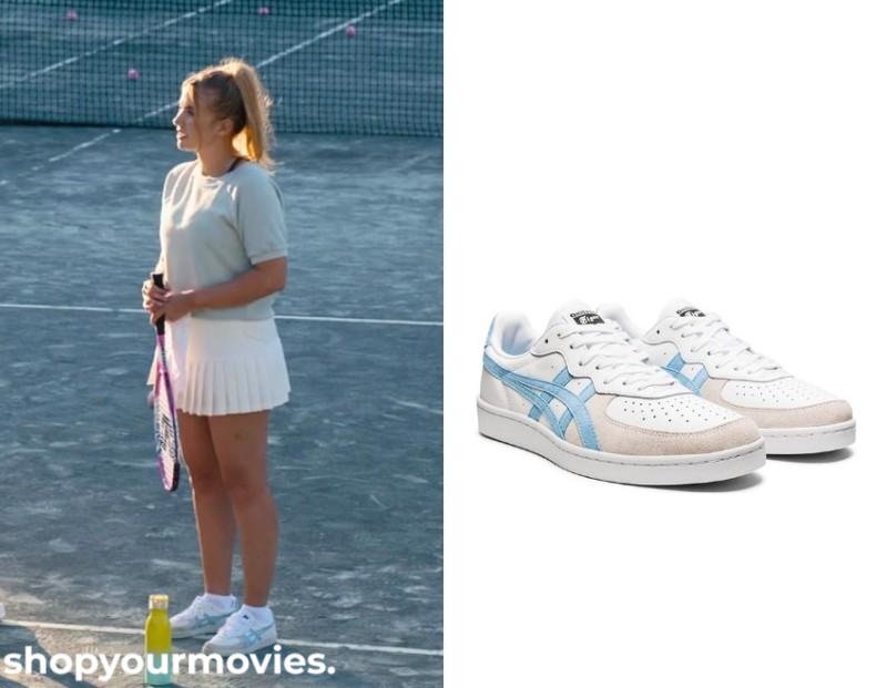 Do Revenge: Jessica’s White/Blue Sneakers