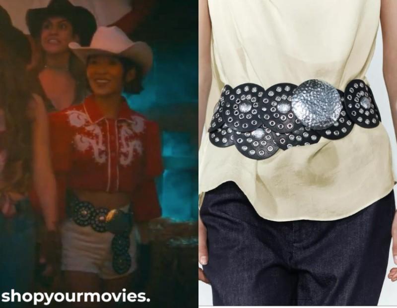 The Wrong Paris: Jasmine’s Studded Leather Circular Belt