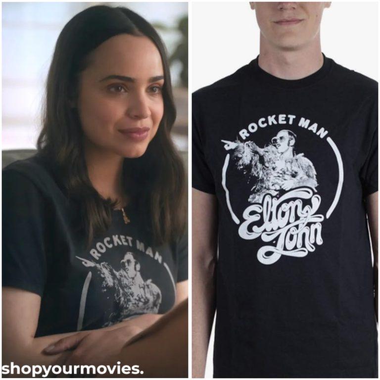 The Life List: Alex´s Elton John Official Rocket Man Black And White T-Shirt