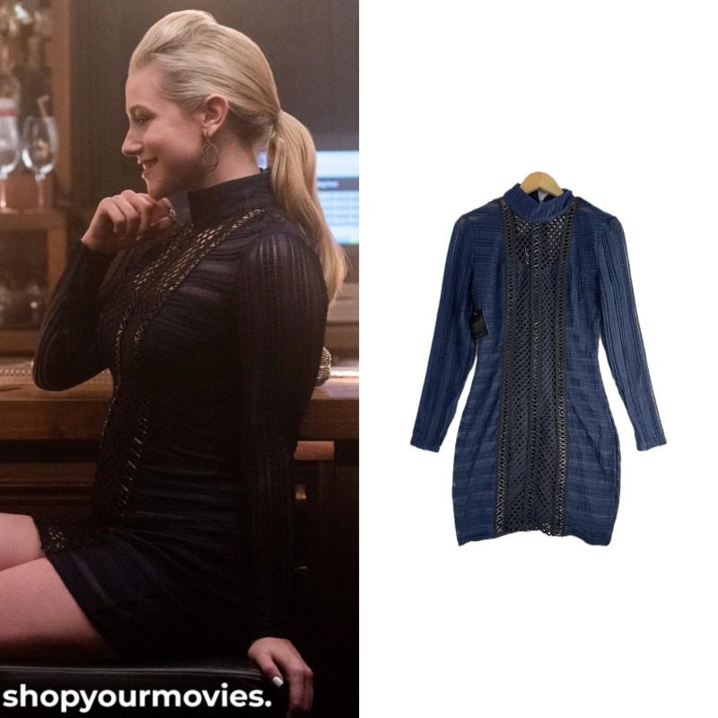 Hustlers: Annabelle’s Blue Knit Dress