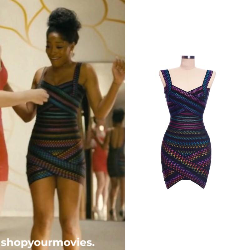 Hustlers: Mercedes Multi Color Dress