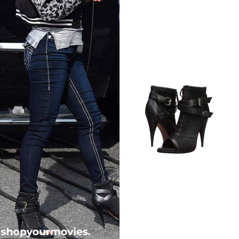 Hustlers: Destiny’s Black Lace up Heels