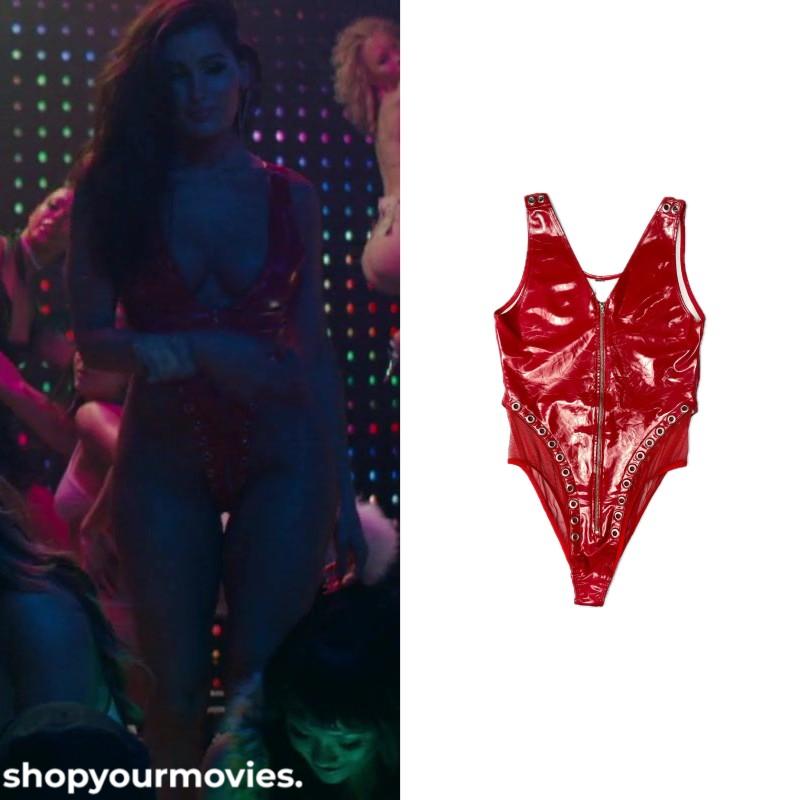 Hustlers: Tracey’s Faux Leather Bodysuit