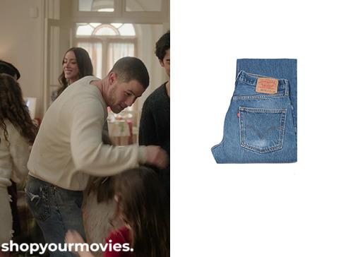 A Very Jonas Christmas Movie: Nick’s Ripped Pockets Jeans