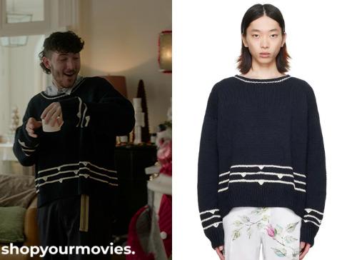A Very Jonas Christmas Movie: Franklin’s Hearts Sweater