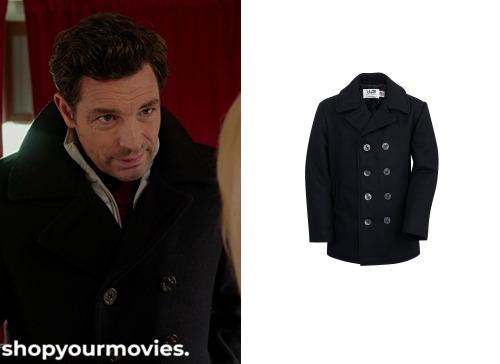 Ms Christmas Comes To Town: Travis’s Wool Pea Coat