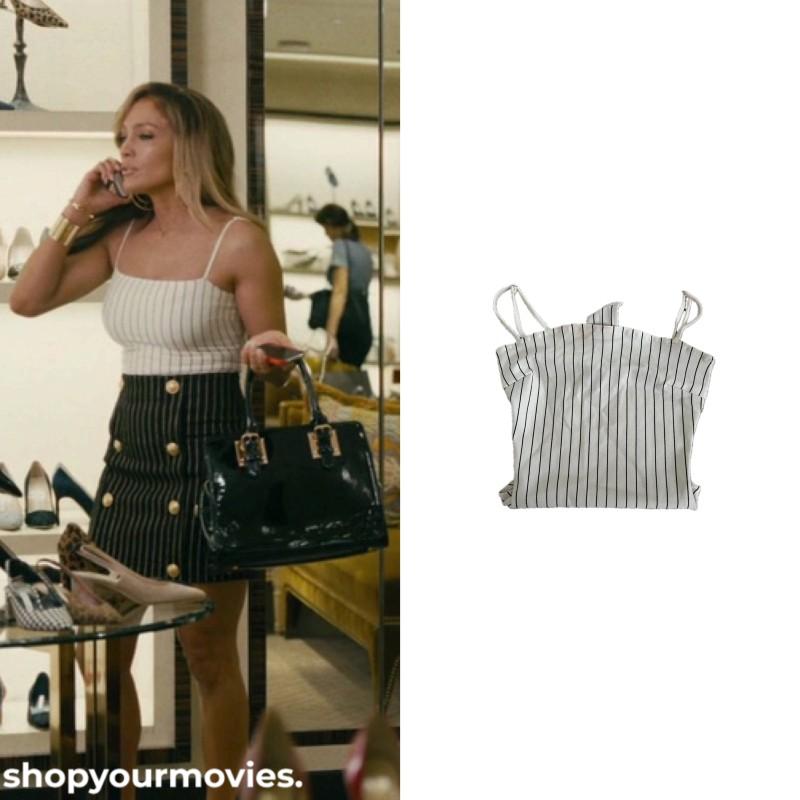 Hustlers: Ramona’s Stripe Bodysuit