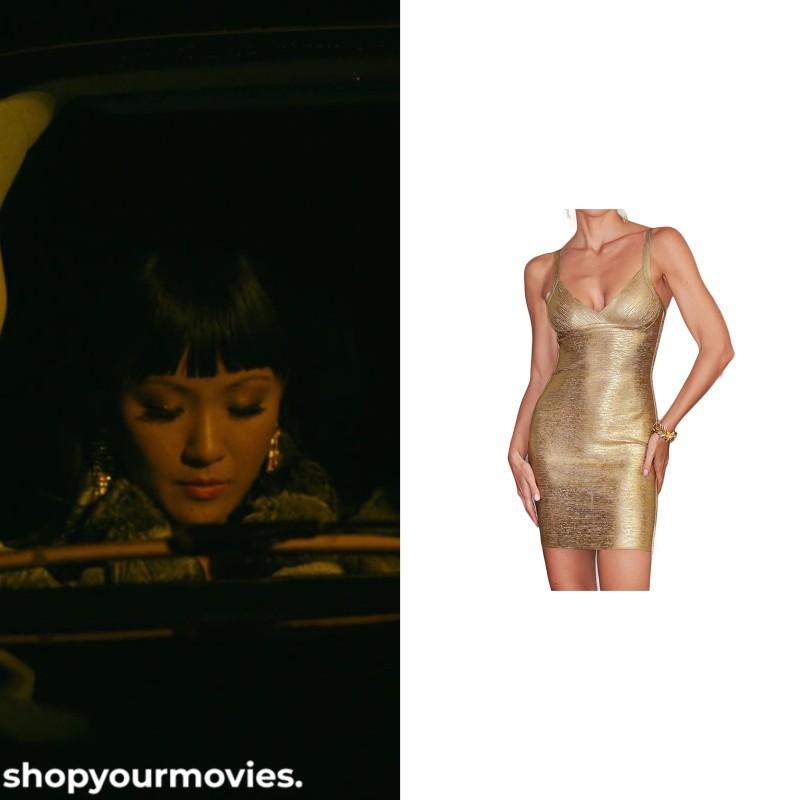 Hustlers: Destiny’s Gold Dress