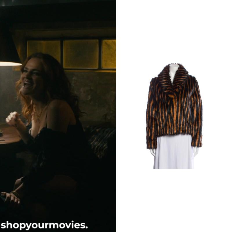 Hustlers: Dawn’s Striped Fur Coat