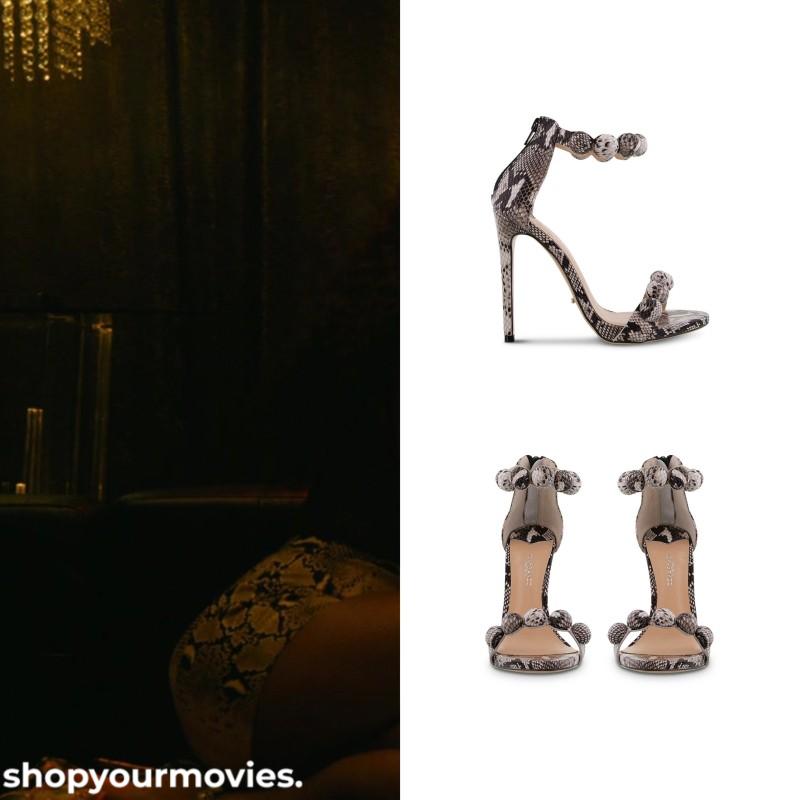 Hustlers: Mercedes Snakeskin Heels