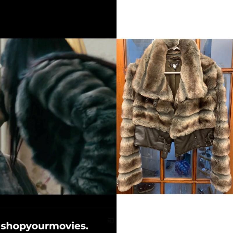 Hustlers: Destiny’s Fur Bomber Jacket