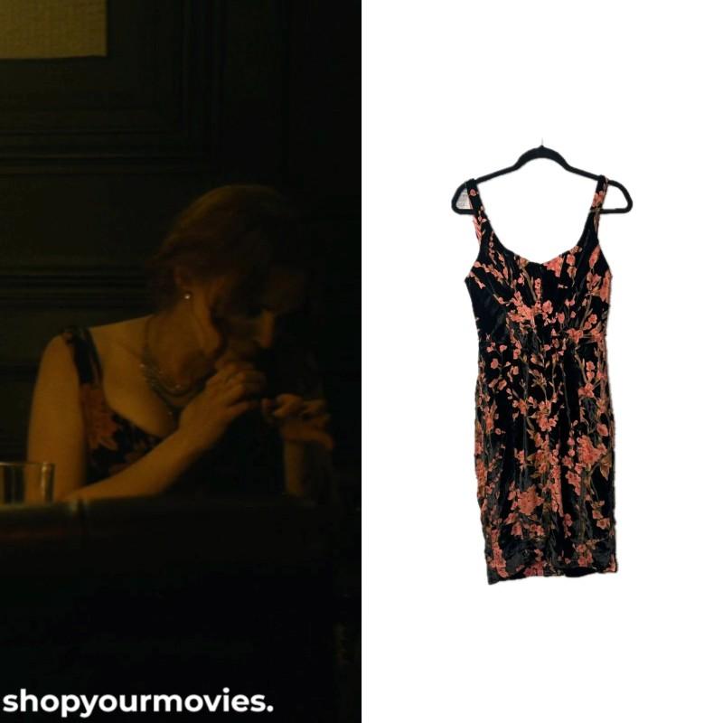 Hustlers: Dawn’s Velvet Floral Dress
