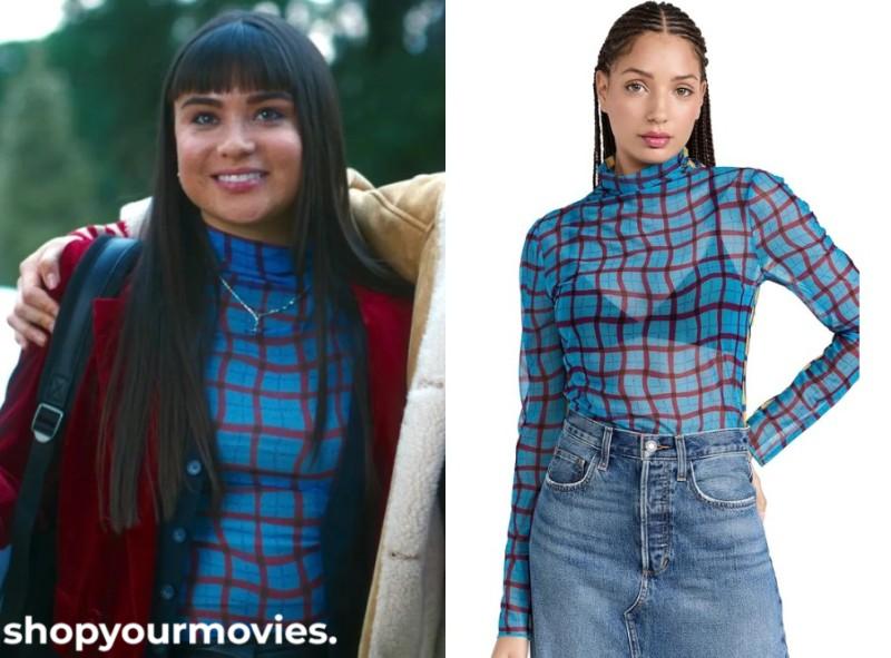 Oh What Fun: Donna’s Mesh Long Sleeve Top