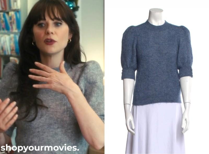 Merv: Zooey’s Ruched Short Sleeve Sweater
