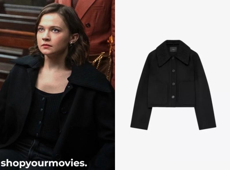 Wake Up Dead Man A Knives Out Mystery: Simone’s Short Wool Jacket