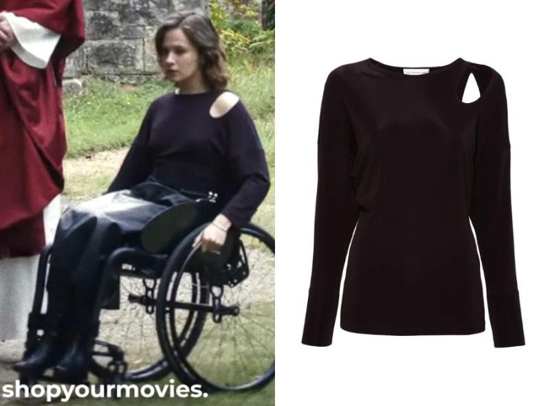 Wake Up Dead Man A Knives Out Mystery: Simone’s Cut Out Long Sleeve Top