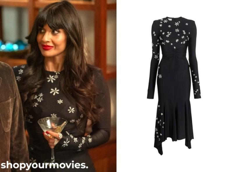A Merry Little Ex-Mas: Tess Long Sleeve Midi Dress