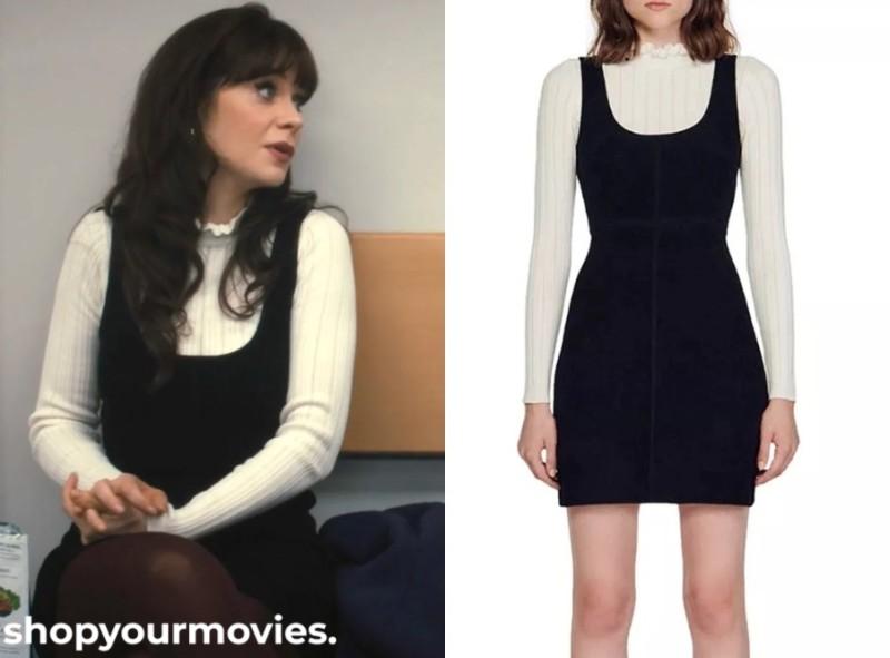 Merv: Zooey’s Long Sleeve Layered Pinafore Mini Dress