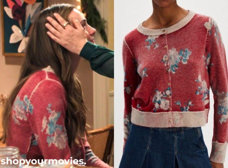 A Merry Little Ex-Mas: Sienna’s Floral Cardigan Sweater