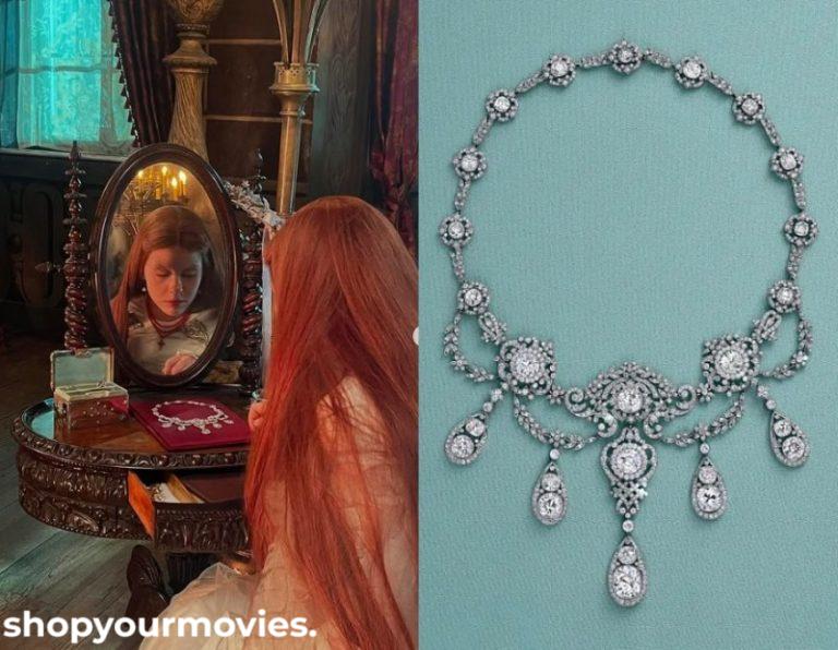 Frankenstein (2025): Elizabeth’s diamond necklace | Shopyourmovies
