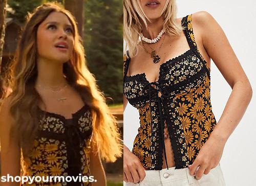 Camp Rock 3: Sage’s Printed Tank Top
