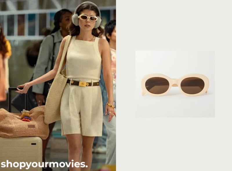 People We Meet on Vacation: Poppy’s Oval Sunglasses