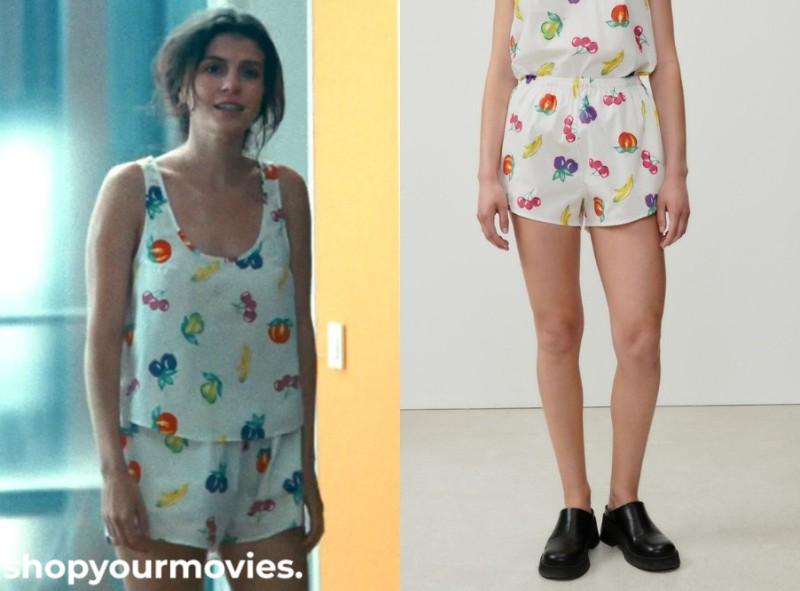 People We Meet on Vacation: Poppy’s Fruit Print Shorts