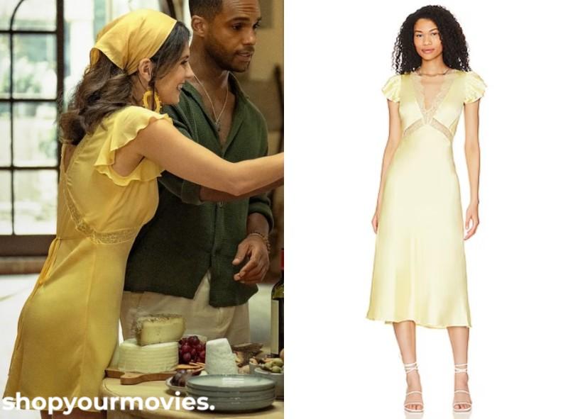 People We Meet on Vacation: Poppy’s Satin Mini Dress