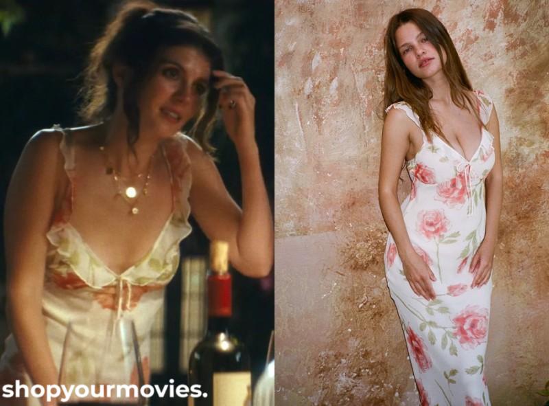 People We Meet on Vacation: Poppy’s Floral Sleeveless Midi Dress