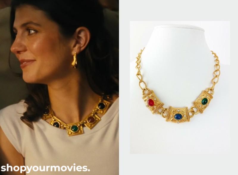 People We Meet on Vacation: Poppy’s Gold Tone Charm Necklace