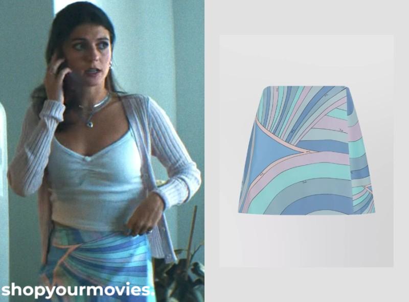 People We Meet on Vacation: Poppy’s Printed Mini Skirt