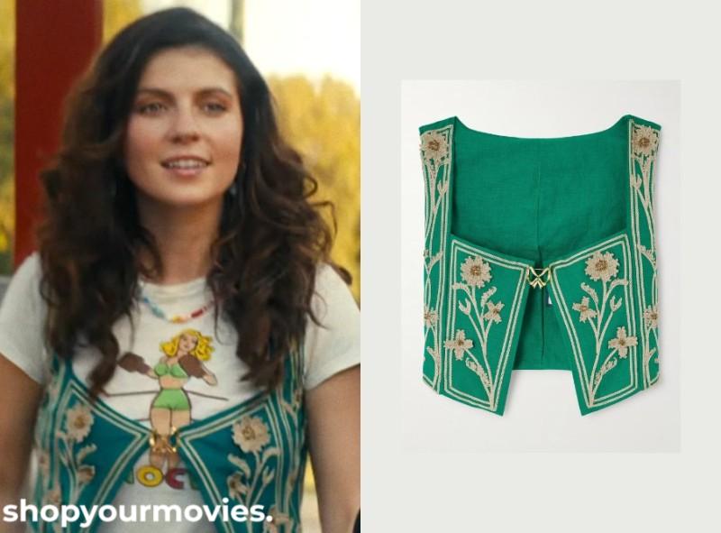 People We Meet on Vacation: Poppy’s Embroidered Vest Top