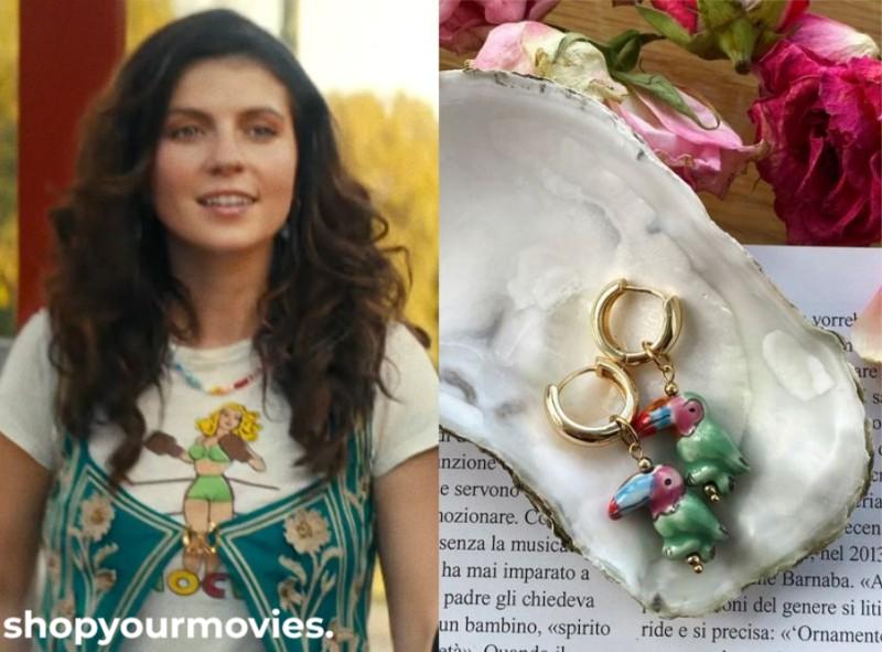 People We Meet on Vacation: Poppy’s Toucans Hoop Earrings