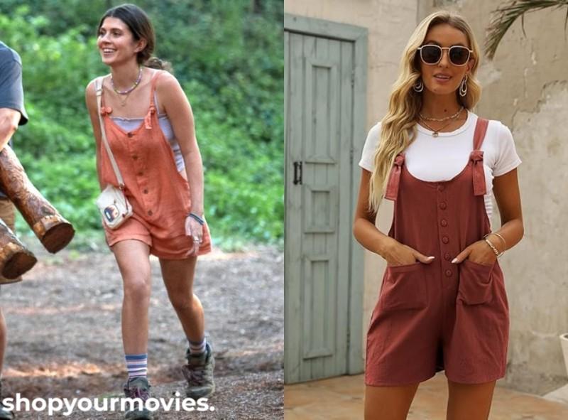 People We Meet on Vacation: Poppy’s Tie-Strap Shortalls