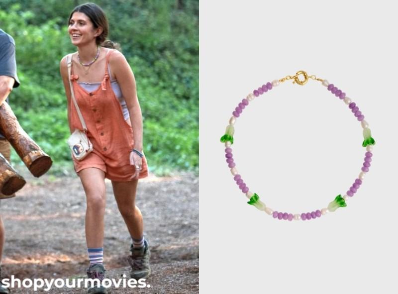 People We Meet on Vacation: Poppy’s Purple Beaded Necklace