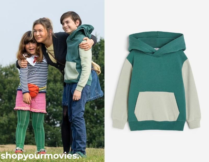 Bridget Jones-Mad About the Boy: Billy’s Green Hoodie
