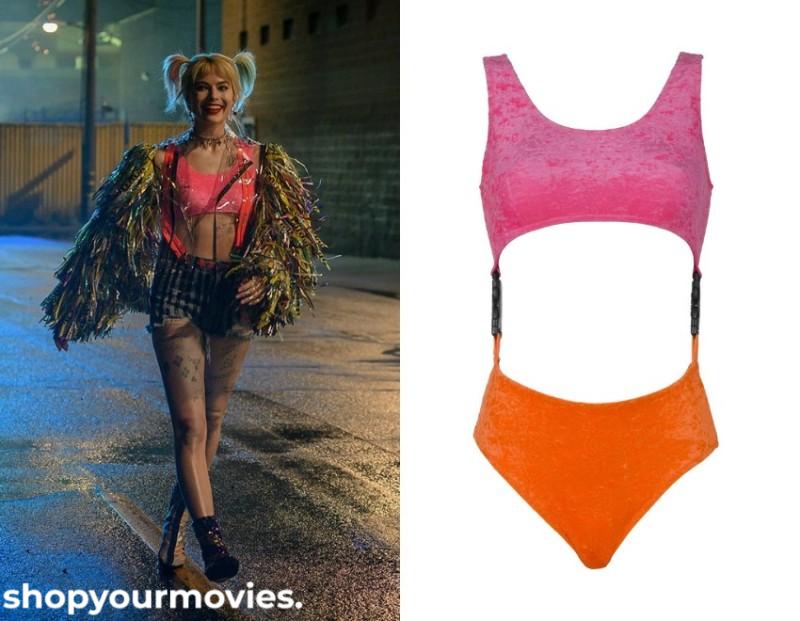 Birds of Prey: Harley’s Pink/Orange Swimsuit