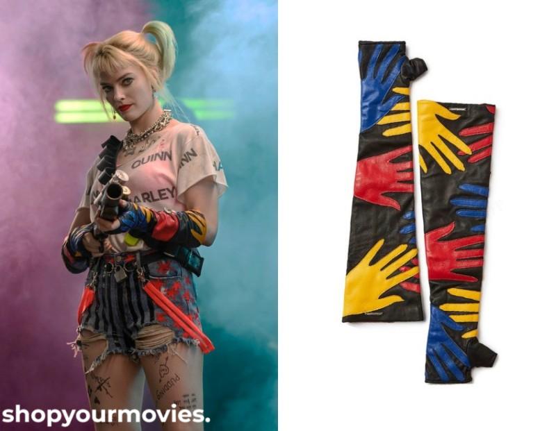 Birds of Prey: Harley’s Leather Fingerless Gloves