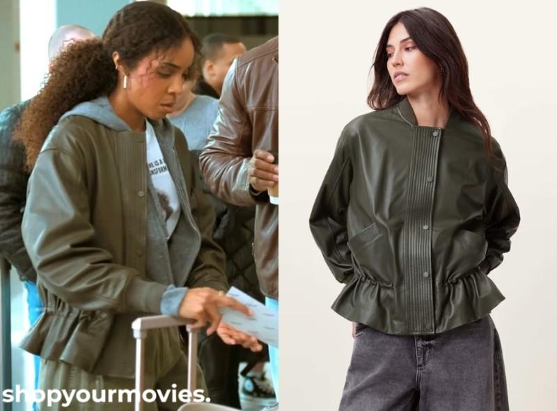 Relationship Goals: Leah’s Leather Bomber Jacket