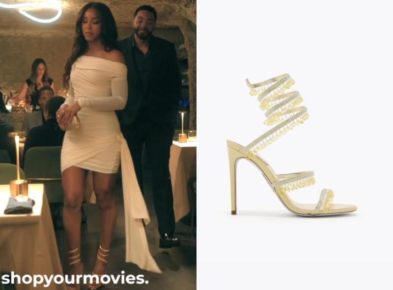 Relationship Goals: Leah’s Metallic Wrap Sandals