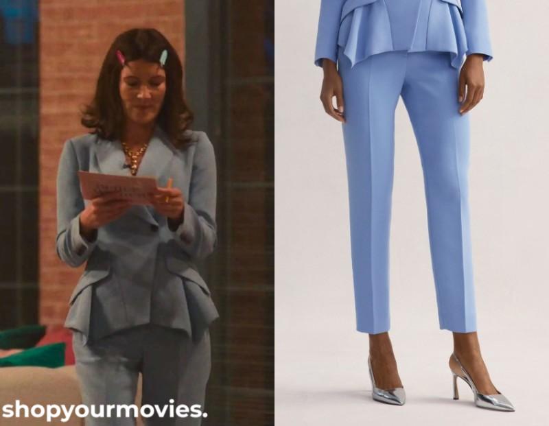 Bridget Jones-Mad About the Boy: Miranda’s Light Blue Trousers