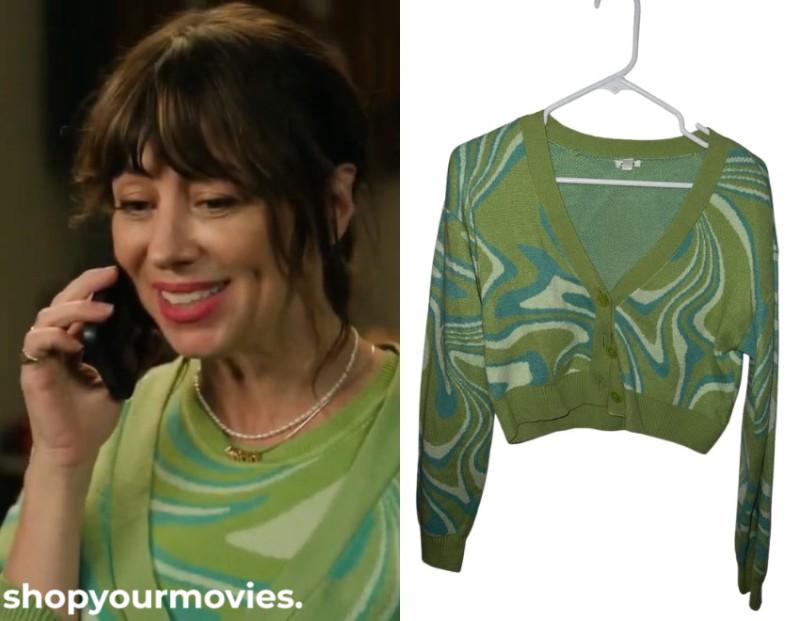 F*ck Valentines Day: Tricia’s Green Swirl Cardigan