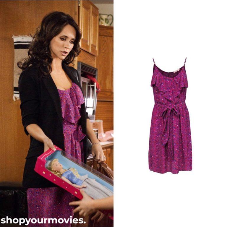 The Client List: Samantha‘s Purple Ruffle Dress
