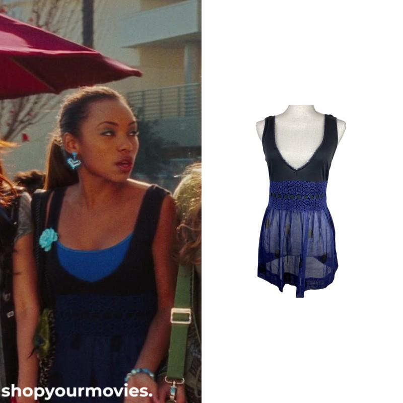 Bratz The Movie: Sasha’s Blue V Neck Top